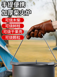 Portable Wood Burning Stove for Outdoor Camping and Home Use
