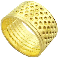 Adjustable Metal Thimble Finger Protector for Sewing and DIY Crafts