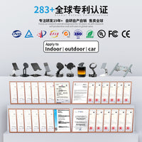 Foldable Desktop Phone and Tablet Stand, Adjustable Metal Holder for Desk