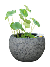 Outdoor Artificial Stone Round Water Tank for Garden Landscaping, Fish Pond, and Planter