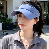 Unisex Golf Tennis Visor Sun Hat for Running and Outdoor Sports, Ice Silk Sun Protection