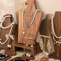 Vintage Mannequin Necklace Display Stand Jewelry Holder for Countertop