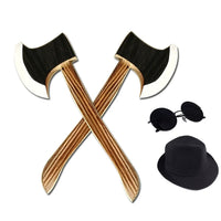 Halloween Wooden Axe Prop Cosplay Costume Accessory Set
