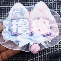 Anime Character Reflective Non-Woven Bag Charm Luggage Tag