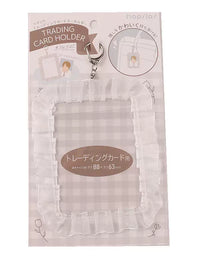 DAISO DIY Clear Acrylic Photo Frame Keychain for Cards and Pictures
