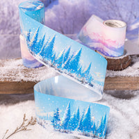 Winter Overture PET Tape Set for Journal Decoration - Holographic Winter Scenery