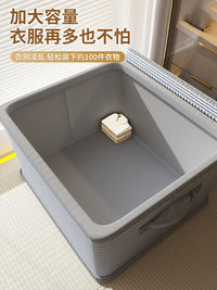 Foldable Fabric Storage Box for Clothes, Large Capacity Wardrobe Organizer Bin