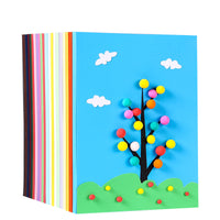 A4 A3 Colored Cardstock Thick Black Kindergarten 4K Children's Craft Paper White 8K Student Drawing Hard Cardboard