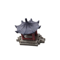 Miniature Chinese Pavilion Figurine for Micro Landscape Aquarium Bonsai Decor