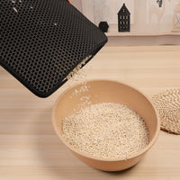 Double-Layer Cat Litter Mat with Trapping and Splash-Proof Design, Washable