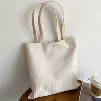 2024 New Fashion Retro Large Capacity Tote Bag Korean Style Shoulder Bag for College Students