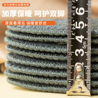 Lanqiang Winter Warm Faux Rabbit Fur Insoles for Men and Women