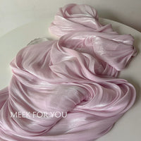 Moonlight Wrinkled Satin Photography Background Cloth for Jewelry & Nail Art