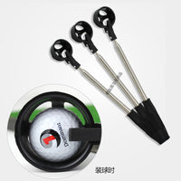 Golf Ball Retriever, 8-Section Telescopic Stainless Steel, 2m Extendable