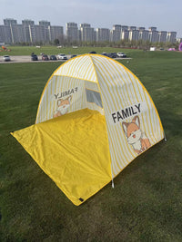 Kids Pop-Up Beach Tent UV Protection Outdoor Camping Sun Shelter with Window