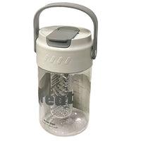 Summer Large Capacity Water Bottle for Girls, High Aesthetic Portable Sports Straw Cup with Tea Infuser, New Student Cup