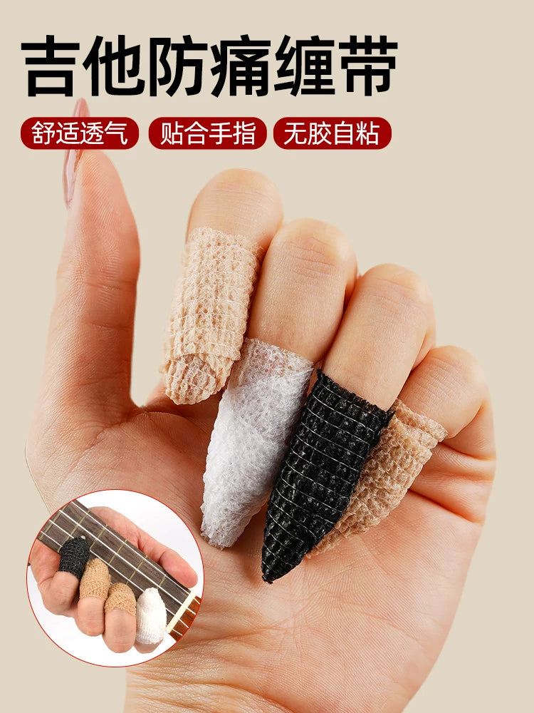 Guitar Finger Tape for Pain Relief and Protection - Self-Adhesive Bandage for Stringed Instruments