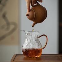 Chinese Style Heat-Resistant Hammered Glass Gongdao Bei Fairness Cup for Kung Fu Tea Ceremony