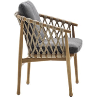 Outdoor Solid Teak Wood Dining Set for Patio Garden Balcony