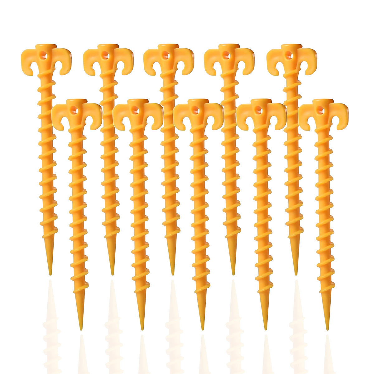 Portable Plastic Tent Stakes for Outdoor Camping and Canopies