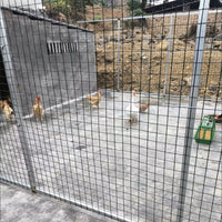 Green PVC Coated Welded Wire Mesh Fence for Garden, Poultry, and Balcony