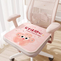 Breathable Ice Silk Seat Cushion for Office, Dining, and Student Chairs - All-Season Comfort