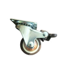 1.5-inch Heavy-Duty Silent Flat Brake Caster Wheels for Furniture