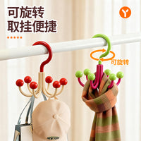 Dopamine Six-Claw Rotating Hanger for Wardrobe Organization