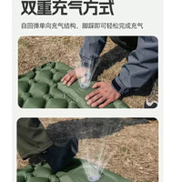 Outdoor Self-Inflating Camping Mat Single Person Tent Moisture-Proof Ultralight 5cm Thick Sleeping Pad