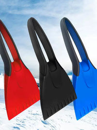 Multifunctional Car Snow and Ice Scraper with Silicone Handle