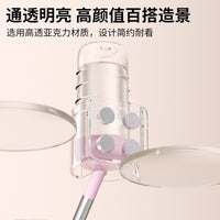 Acrylic Magnetic Water Bottle Holder for Small Pets, Hamster Guinea Pig Rabbit Chinchilla Drinking Dispenser Stand