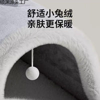 Enclosed Pet Heating Pad House for Cats and Small Dogs, Smart Thermostatic Indoor Cage Warmer, All Seasons