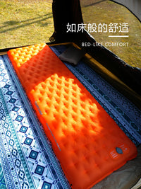TOURCORP Lightweight Inflatable Camping Sleeping Pad with Air Bag Pump, Portable Single Person Tent Mat for Hiking