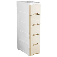 Slim Gap Storage Cabinet with Drawers for Bathroom Kitchen Bedroom