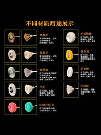 Rotary Tool Polishing and Grinding Brush Set for Rust Removal and Cleaning