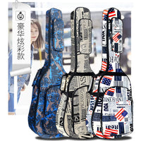 Acoustic Classical Guitar Gig Bag 38-41 Inch, Thickened Waterproof Backpack Case