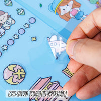 1000 Designs Guka Stickers for Kids, DIY Long Strip & Small Round Stickers for Elementary School Students, Children's Decorations