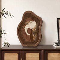 Vintage Aesthetic Tabletop Decor Painting for Console & Bedside Cabinets