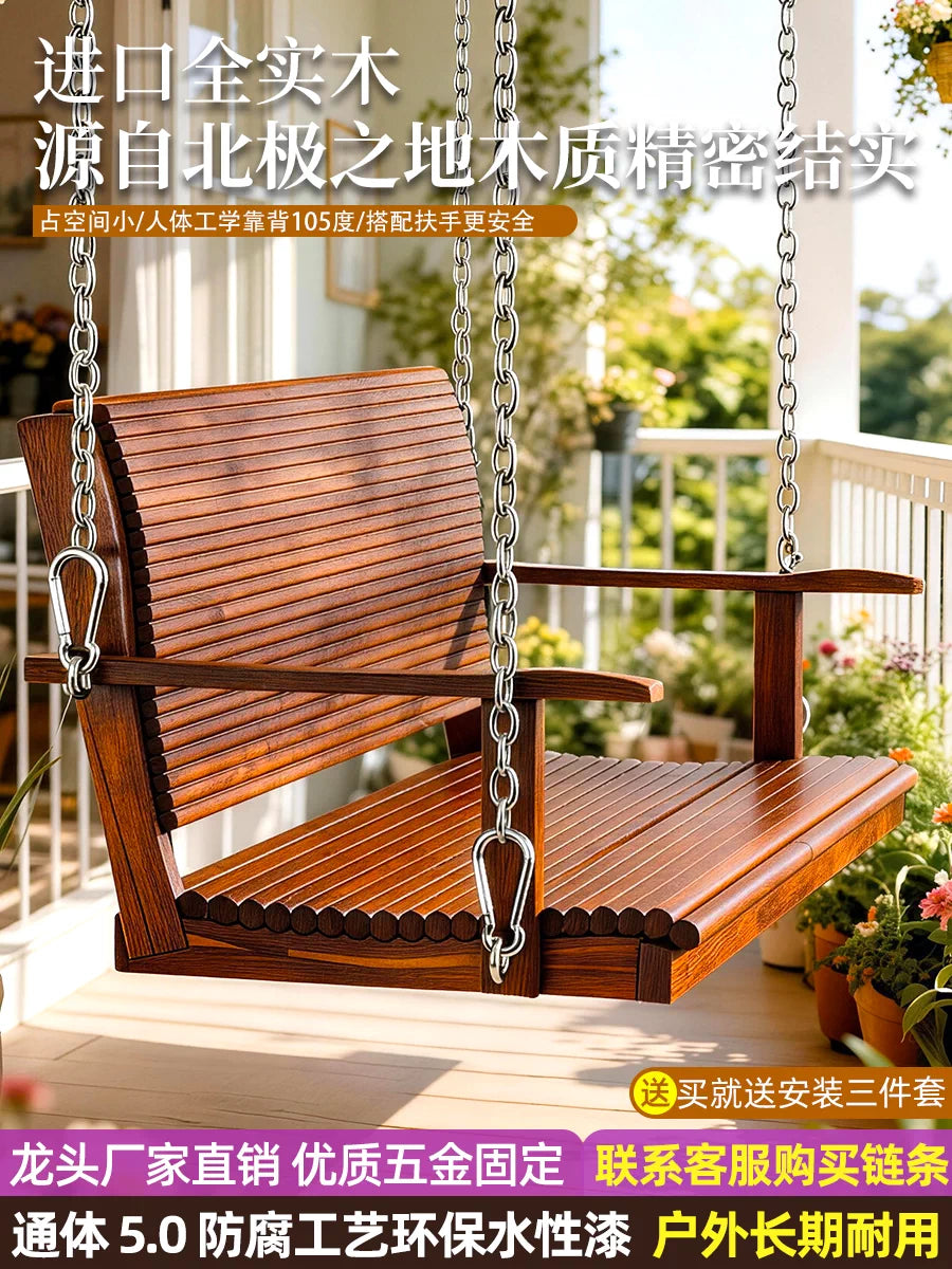 Indoor Balcony Living Room Swing Chair Hammock for Small Spaces