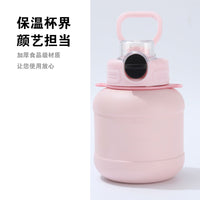 316 Stainless Steel Insulated Water Bottle with Handle, Large Capacity for Outdoor Sports & Fitness