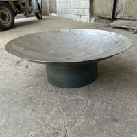 304 Stainless Steel Oval Fire Pit Bowl for Outdoor Gatherings and Festivals