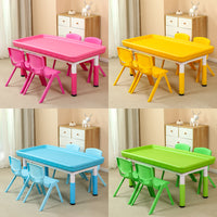Kids Multi-functional Sand and Water Table with Building Blocks, Learning Toy Game Table for Toddlers and Children
