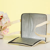 Insulated Cake Delivery Bag Non-Woven Aluminum Foil Cooler for Food Transport