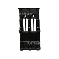 Gothic Miniature Dollhouse Window Frame for Dioramas and Display Cabinets