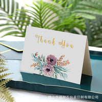 European Style Floral Thank You Cards for Gift Shops & Invitations