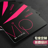 Custom PVC Plastic Membership VIP Loyalty Cards - Frosted, Waterproof (Box of 100)