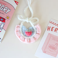 10cm/20cm Cotton Doll Clothes Set with Bib for Highland Cow Plush