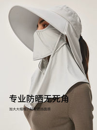 UVBANANA Full Face UV Protection Sun Mask for Women, Breathable Summer Neck Guard Sunscreen Veil