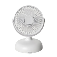 Portable USB Rechargeable Clip-on Desk Fan for Students, Mini Handheld Bedside Fan
