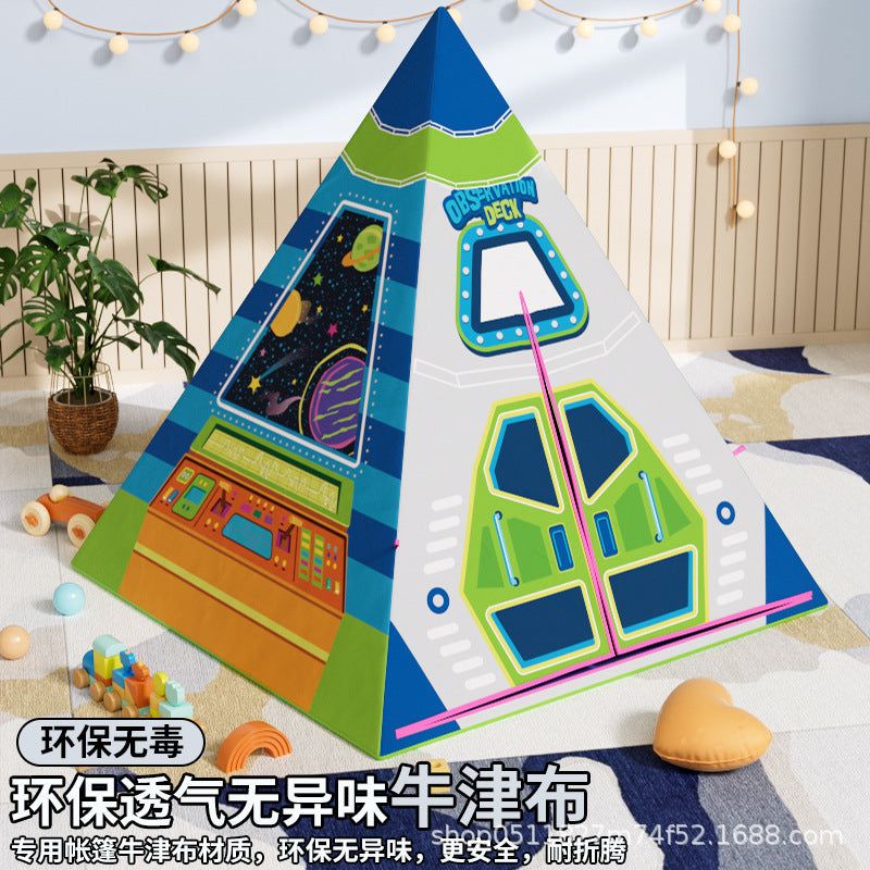 Kids Indian Teepee Play Tent Indoor Outdoor Playhouse for Boys and Girls